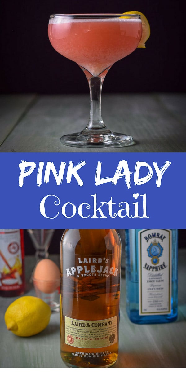 Pink Lady Cocktail Pretty and Delicious Dishes Delish