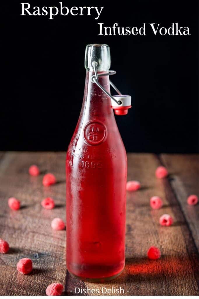 Raspberry Infused Vodka - Dishes Delish