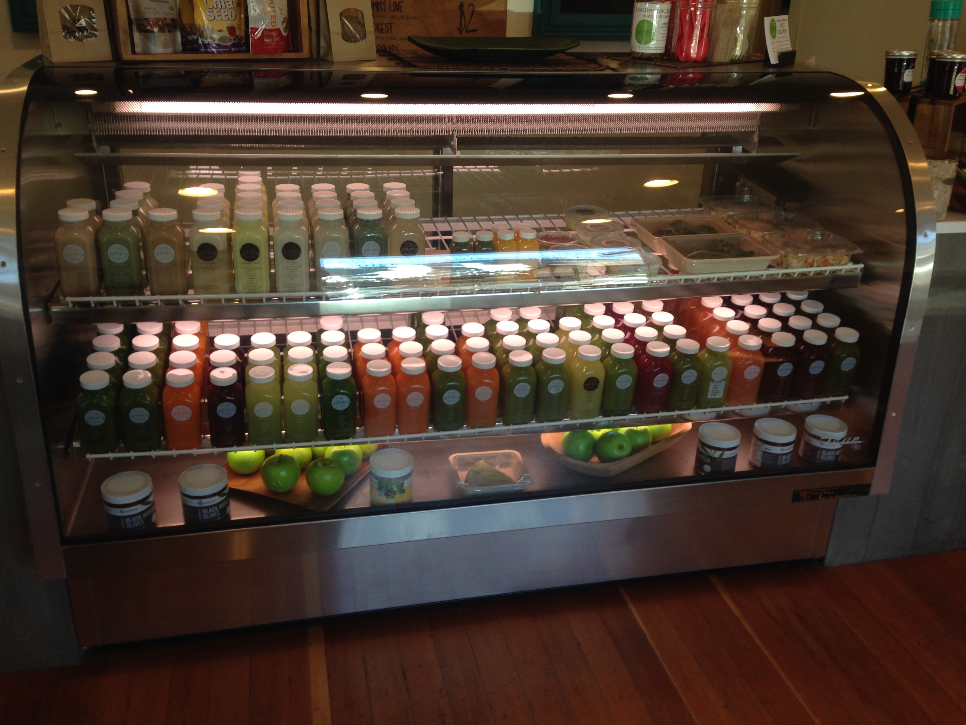 Cold Pressed Juice Bar at Healthy Being Juicery Jackson Hole Restaurants