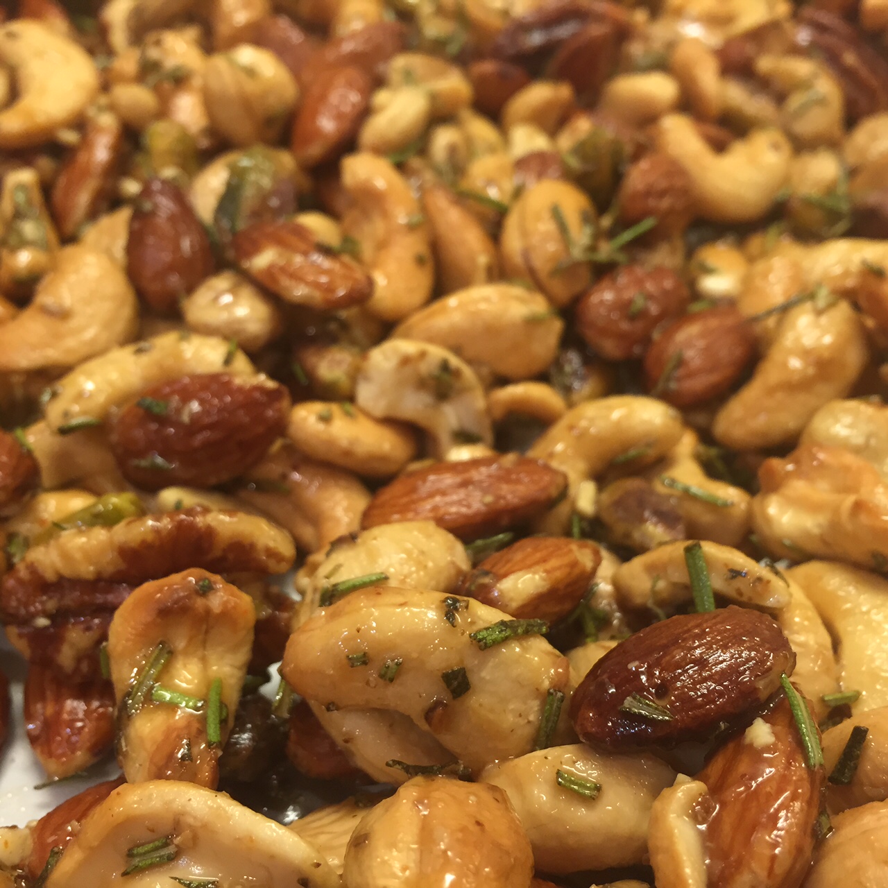 Union Square Cafe's Rosemary Caramel Nuts · Dishing Park City