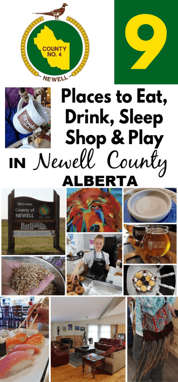 9 Places to Eat Drink Shop Play and Stay in Newell County Alberta