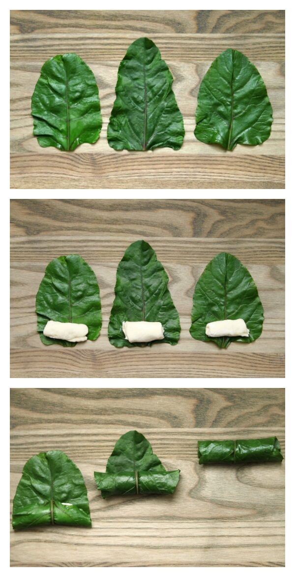 Sourdough Stuffed Beet Leaf Rolls Dish 'n' the Kitchen