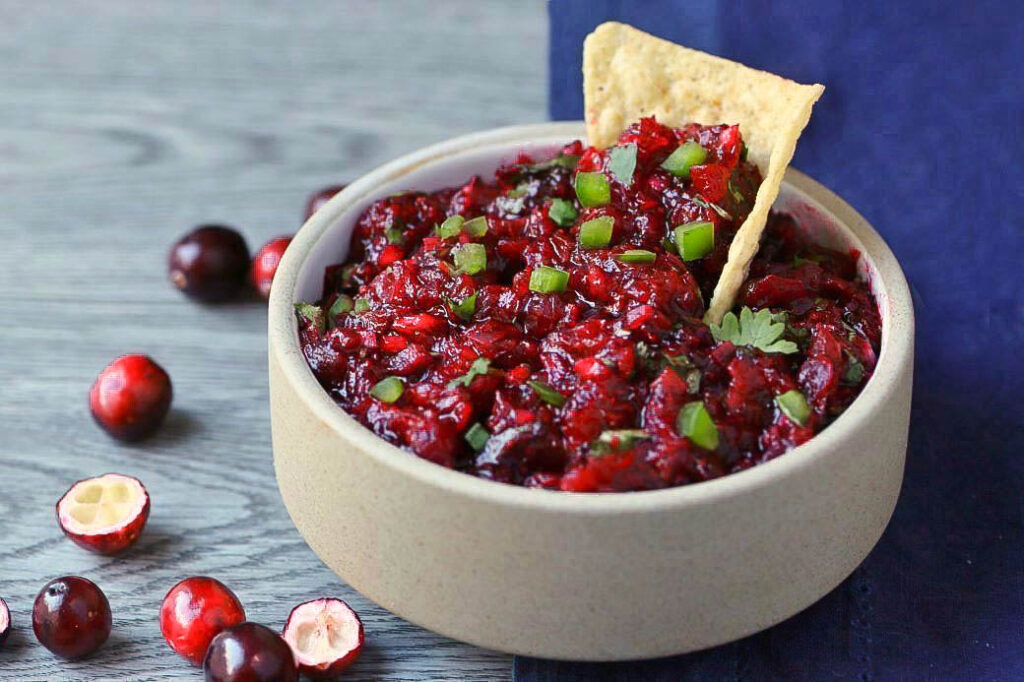 Tasty Jalapeno Cranberry Salsa Dish 'n' the Kitchen