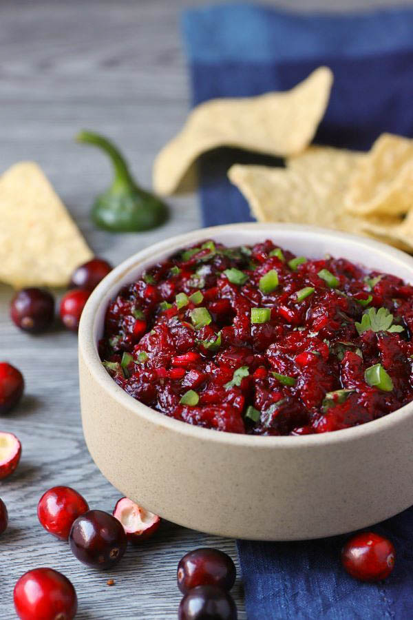 Tasty Jalapeno Cranberry Salsa Dish 'n' the Kitchen