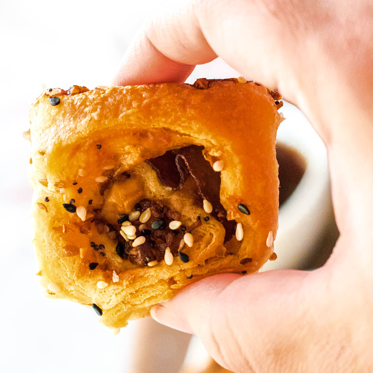 French Dip Roast Beef Pinwheels Dish 'n' the Kitchen