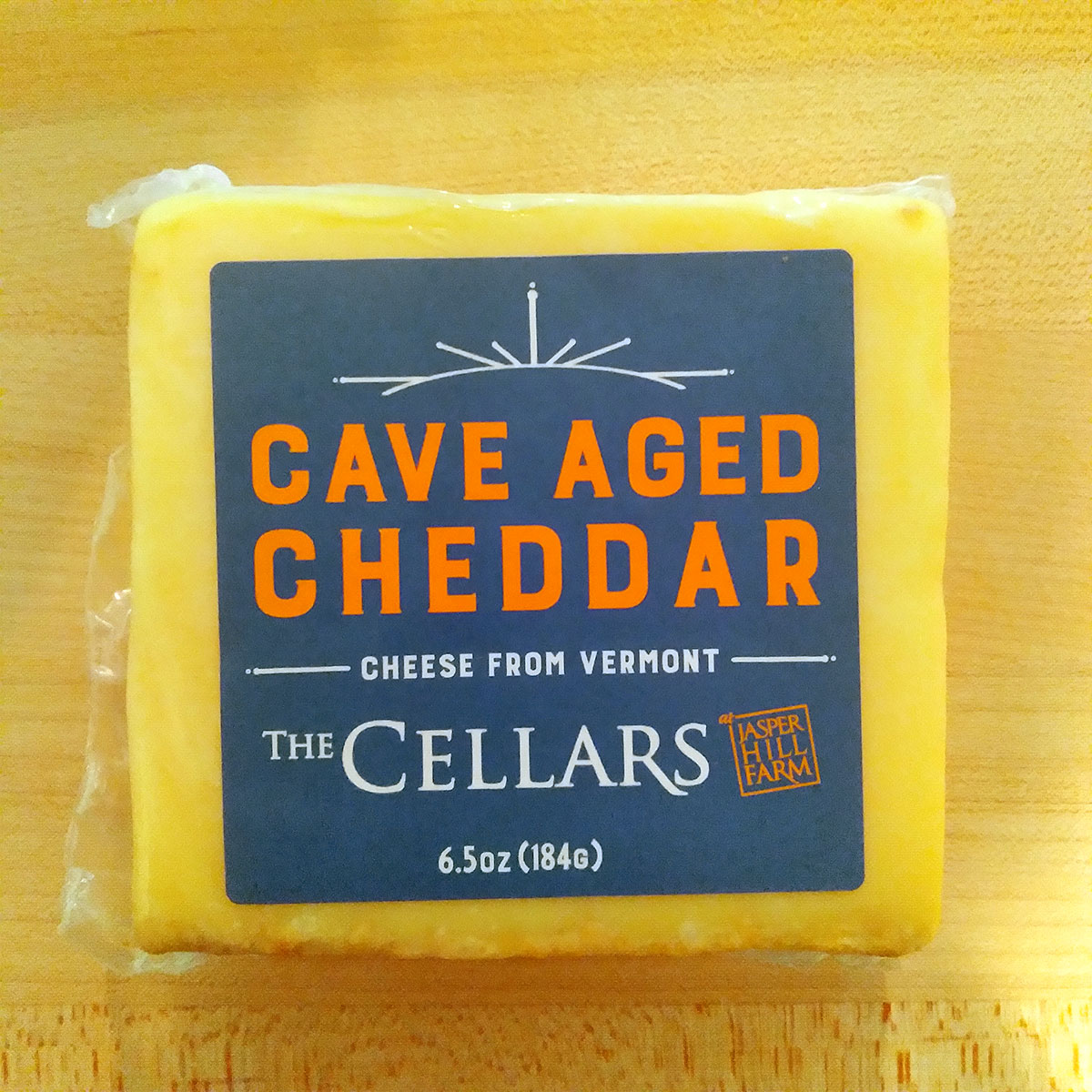 Cave Aged Cheddar (6.5 oz.) Jasper Hill Farm Adams Cheese Shop