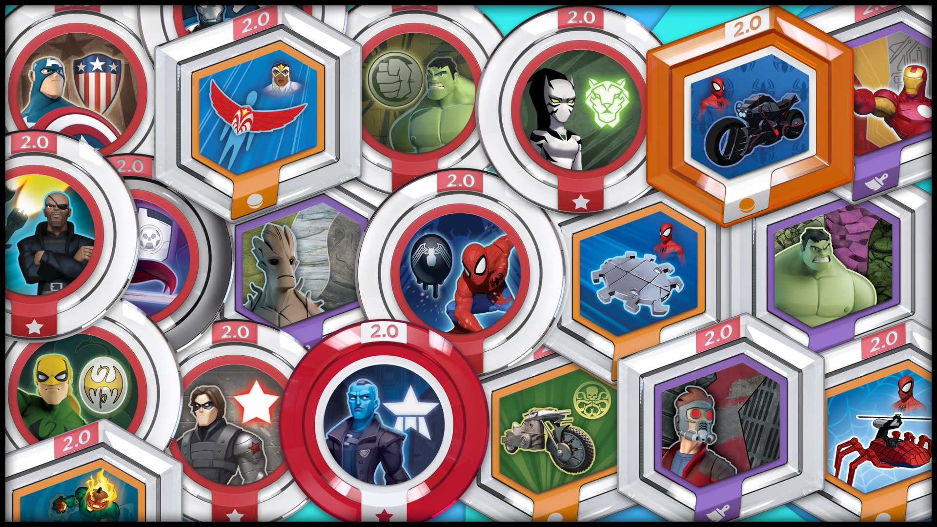 Disney Infinity 2.0 Power Discs Marvel