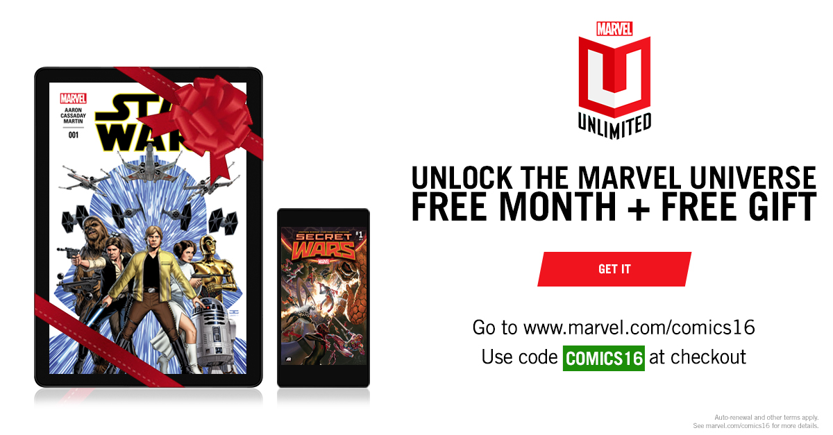 Details On Holiday Season Promotion At Marvel Unlimited