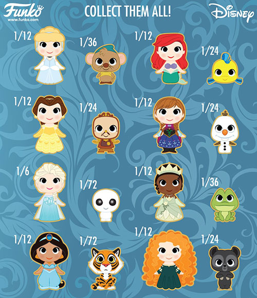 Disney Princess & Sidekick Mystery Mini Vinyl Series Coming Soon