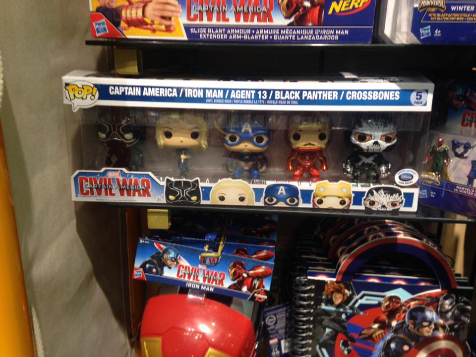 Captain America Civil War Pop Vinyl 5 Pack Discovered in the United