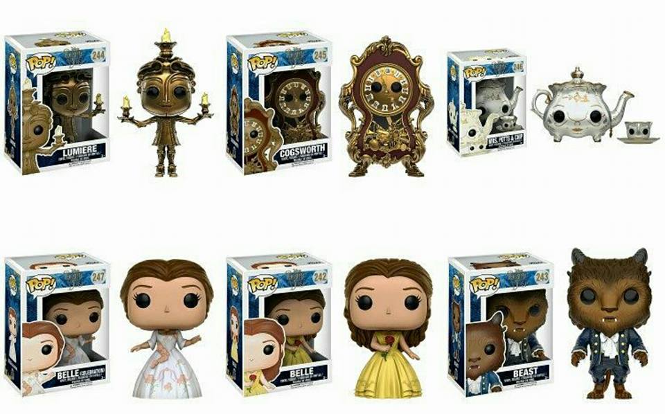 Funko First Look at the Beauty and the Beast Movie Pops