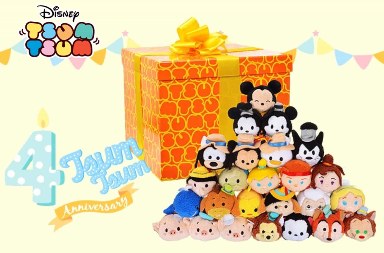 Disney Tsum Tsum 4th Anniversary Collection Coming To Japan