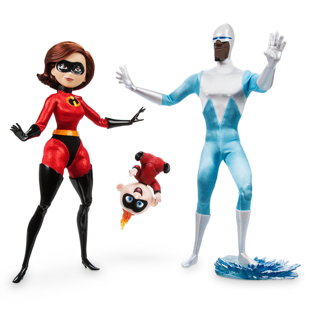 Incredibles 2 Elastigirl, JackJack, & Frozone Designer Doll Set Coming