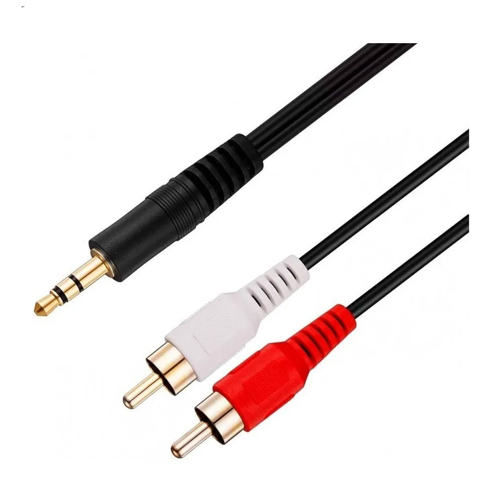 CABLE PLUG 3.5 ST A 2RCA 2 METROS B246 Despensa Digital mayorista