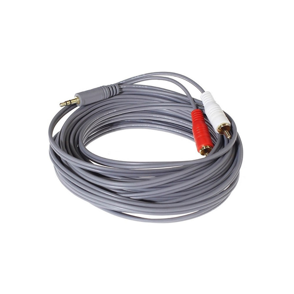CABLE PLUG 3.5 A 2 RCA 8 MTS MG LTA173 Despensa Digital mayorista
