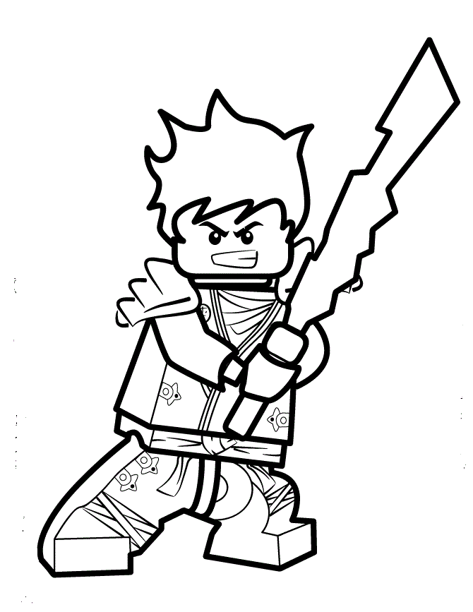 Fargelegge Ninjago. Disney tegneark med fargeleggingsoppgaver