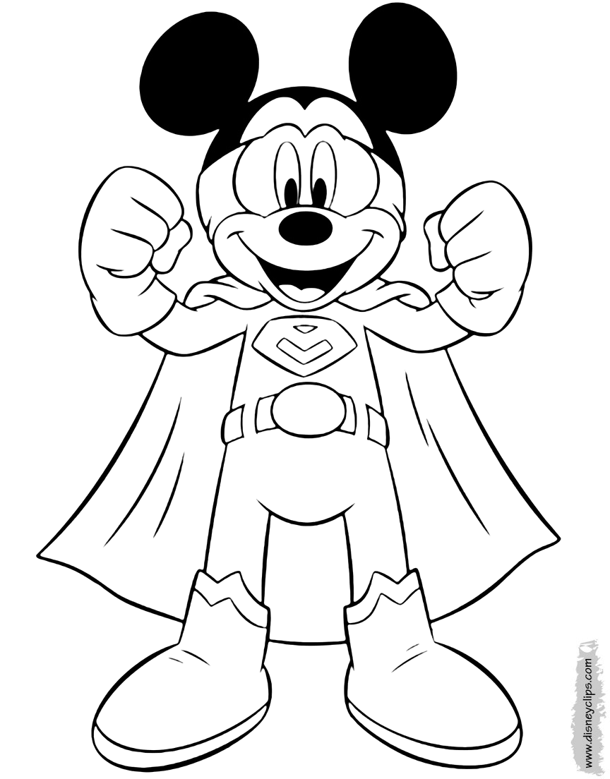 Download Mickey Mouse Coloring Pic Novocom Top