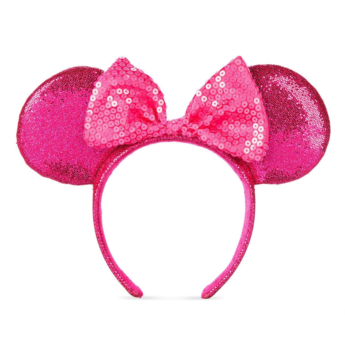 Minnie Mouse Glitter and Sequin Ear Headband - Imagination Pink,