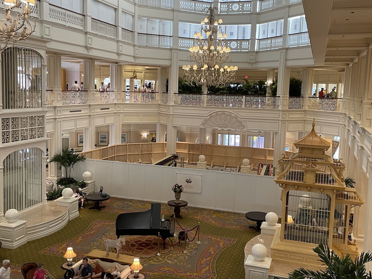 Disney's Grand Floridian main building now under refurbishment