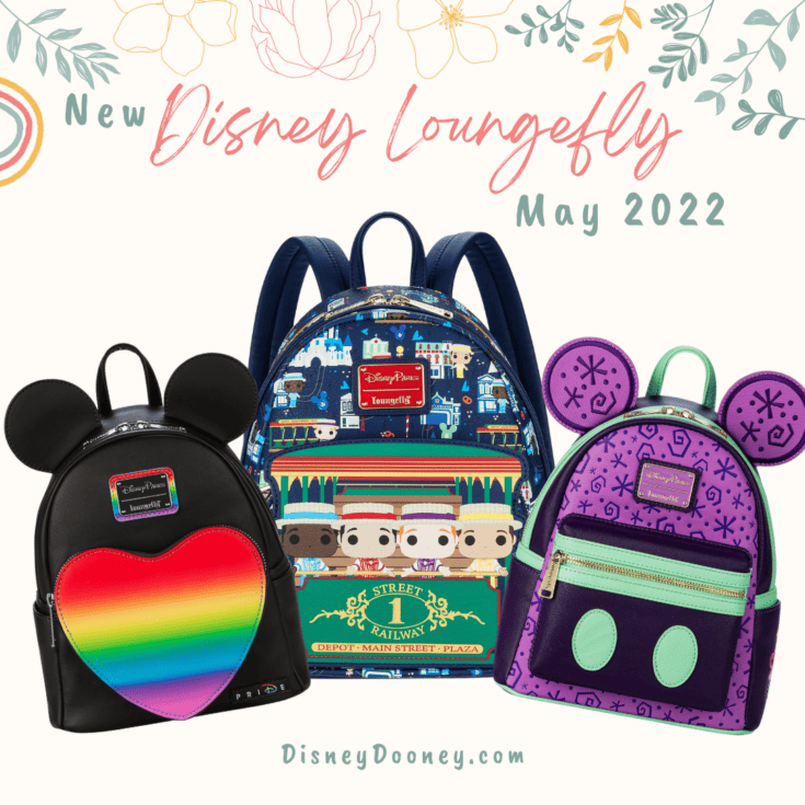 New Disney Loungefly Backpacks and Wallets for May 2022 Disney Dooney