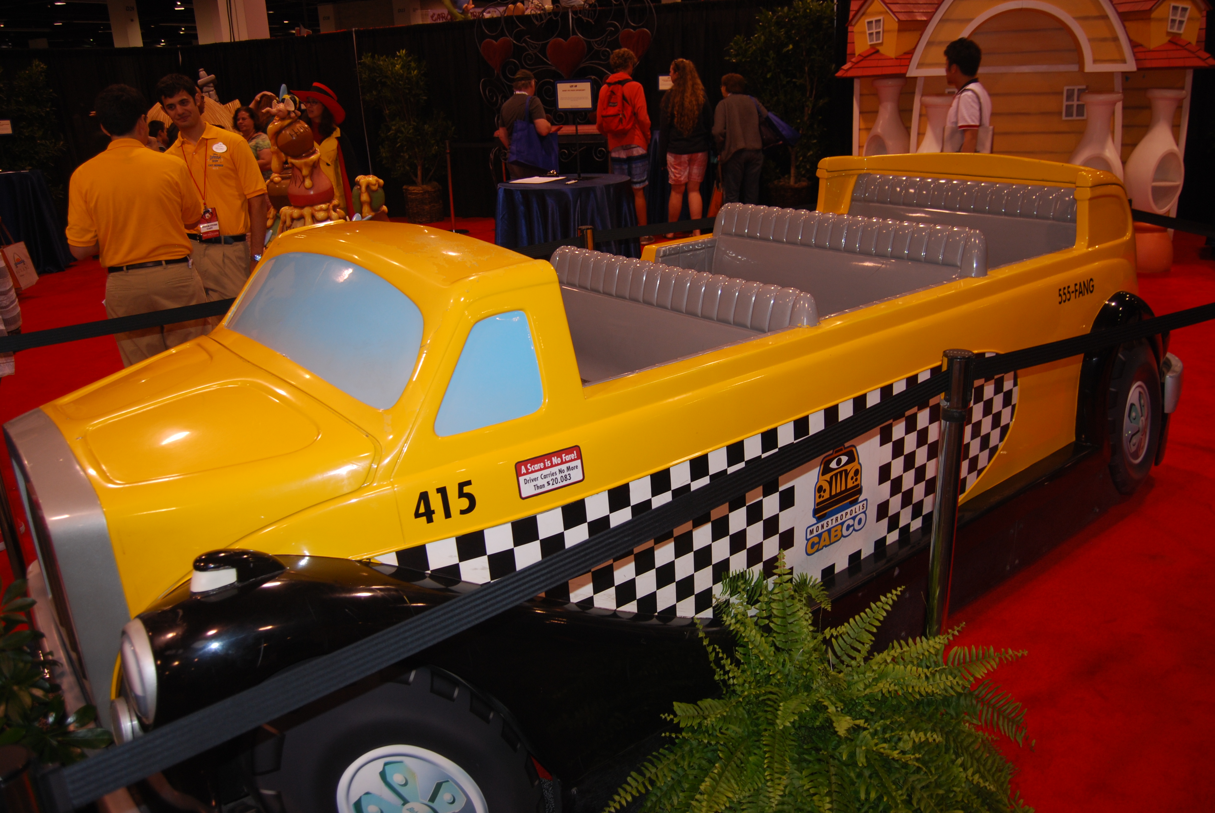 monsters inc ride car for sale at the d23 expo silent auction Disney Dose