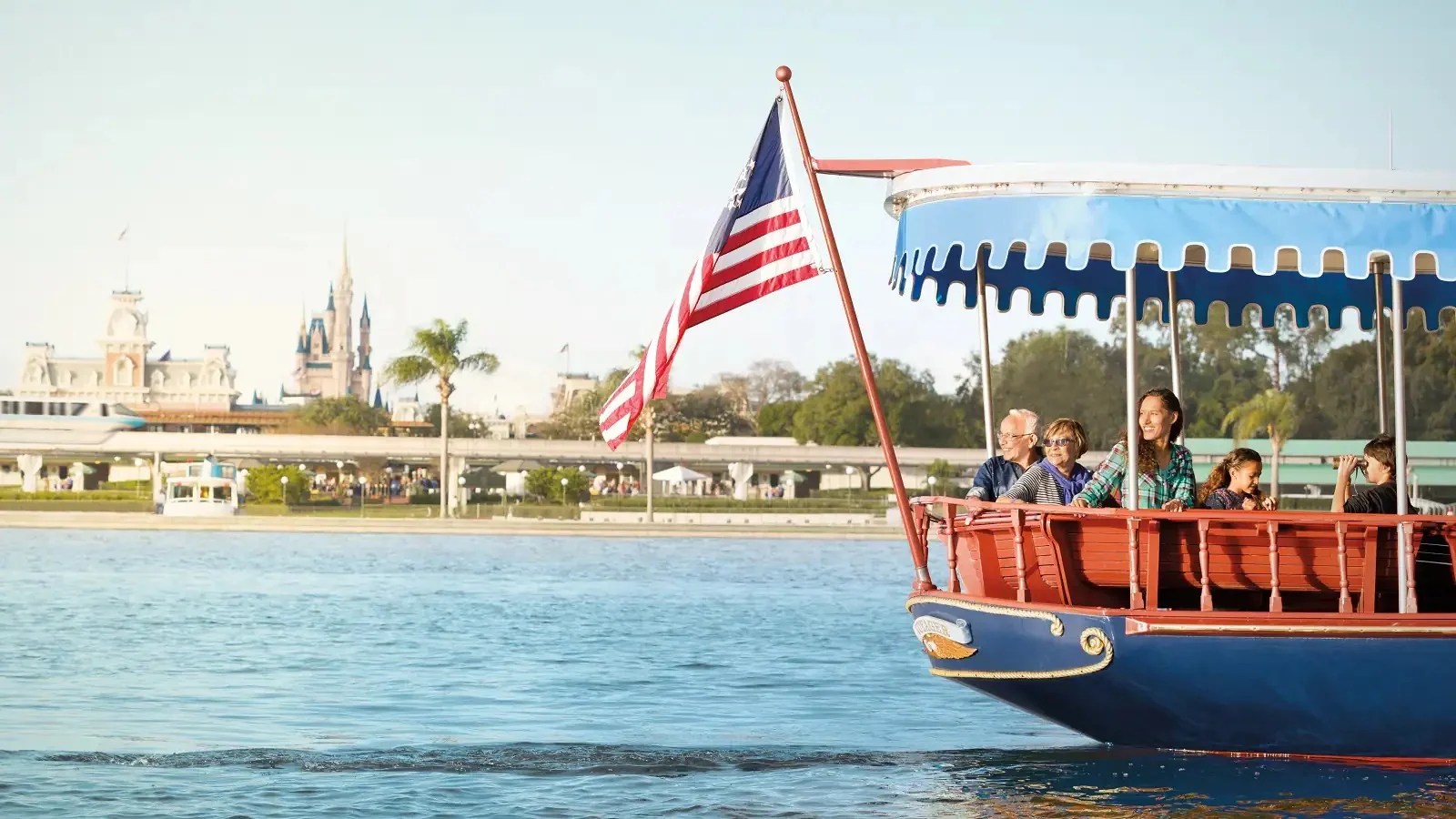 Boats at Disney World Get Around Using Water Transportation