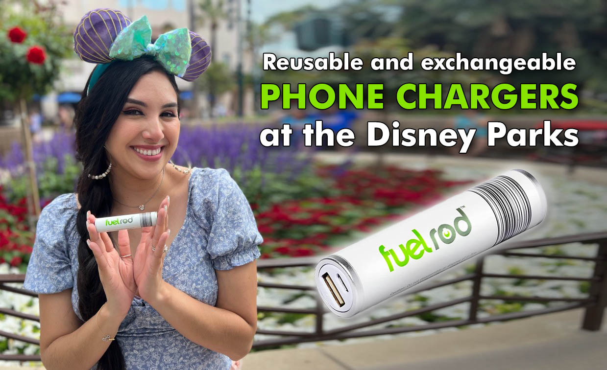 Phone Chargers at the Disney Parks Fuel Rods Disney Finds Official