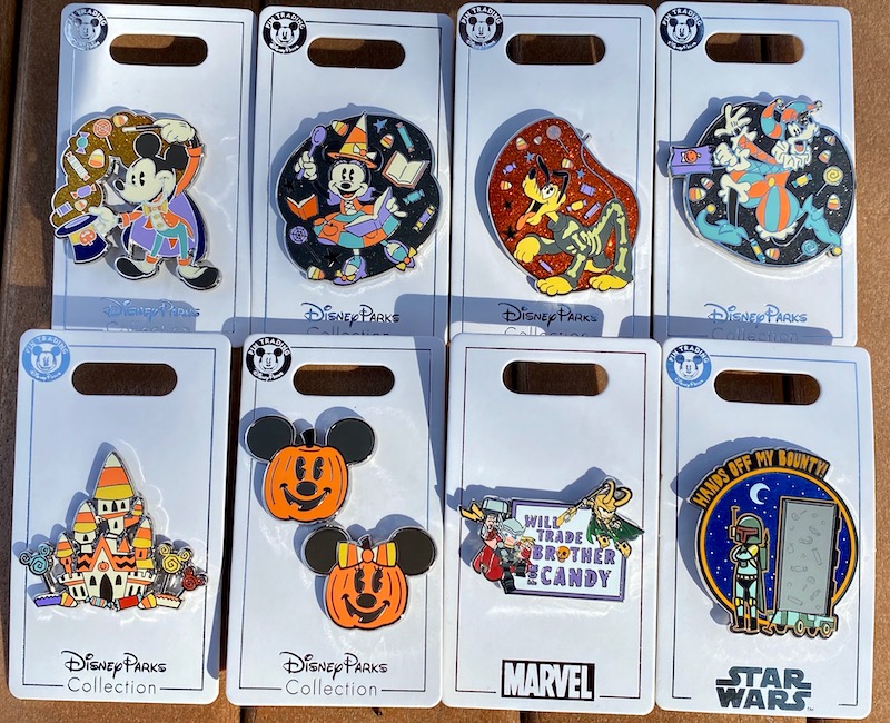 Disney Characters & Movies NEW Disney Painted Pumpkins Mystery Pin