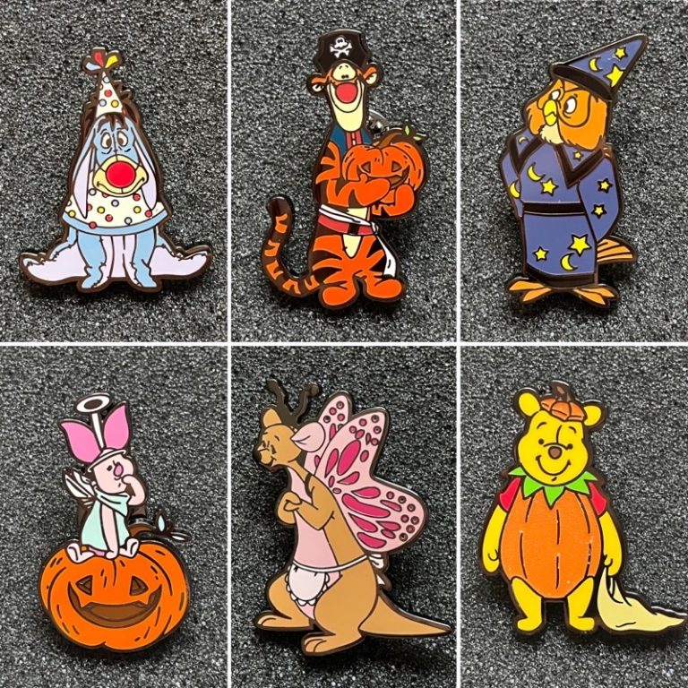 Winnie the Pooh Halloween Loungefly Blind Box Pin Set Disney Pins Blog