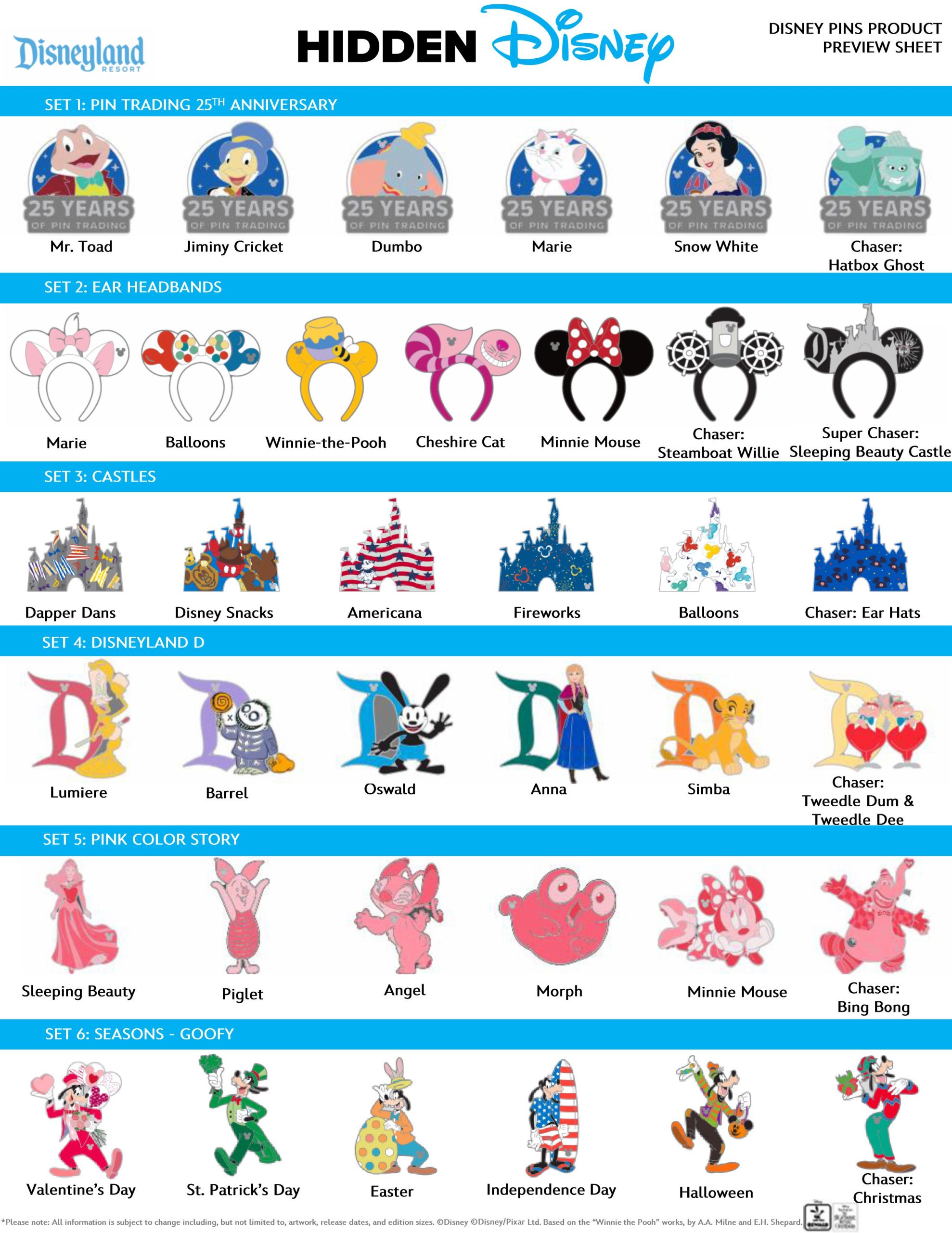 Hidden Disney 2025 Pin Series Disney Pins Blog