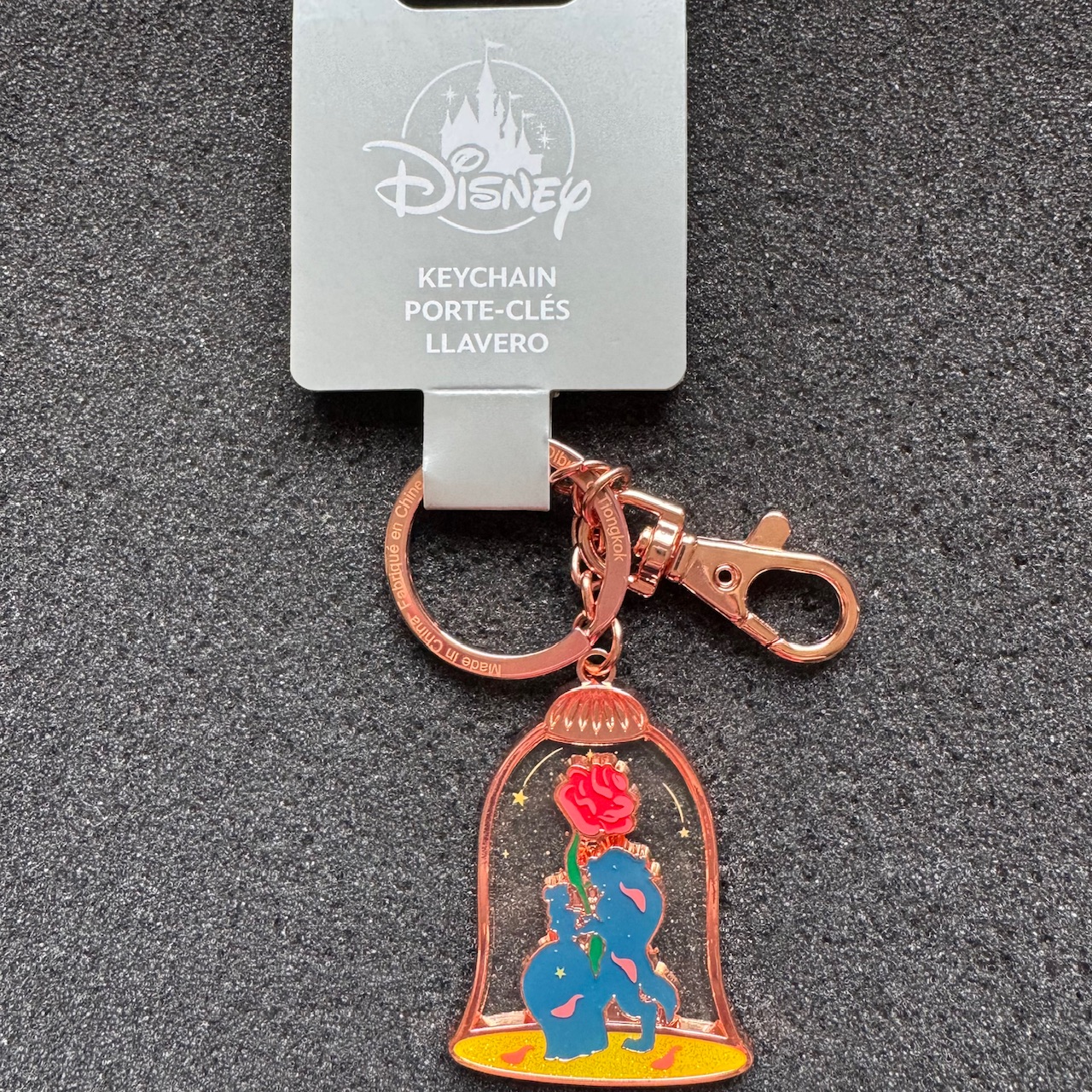 Beauty and the Beast Enchanted Rose Keychain Disney Pins Blog