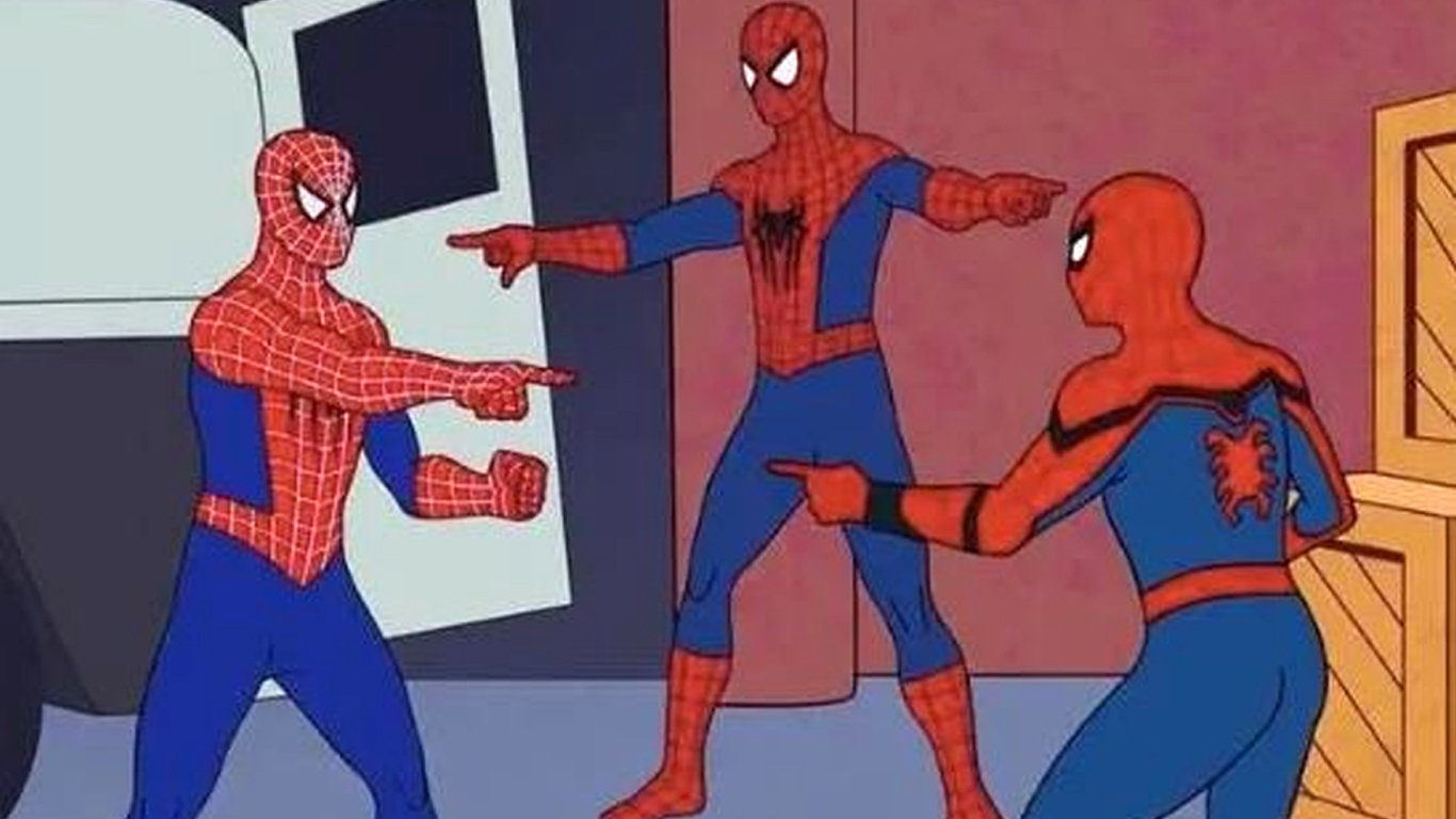 HomemAranha 3 terá cena do meme com Tom Holland, Tobey Maguire e