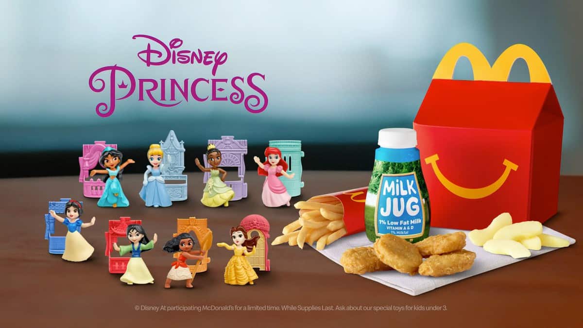 New McDonald's Happy Meal Toys Feature Disney Princesses & Star Wars