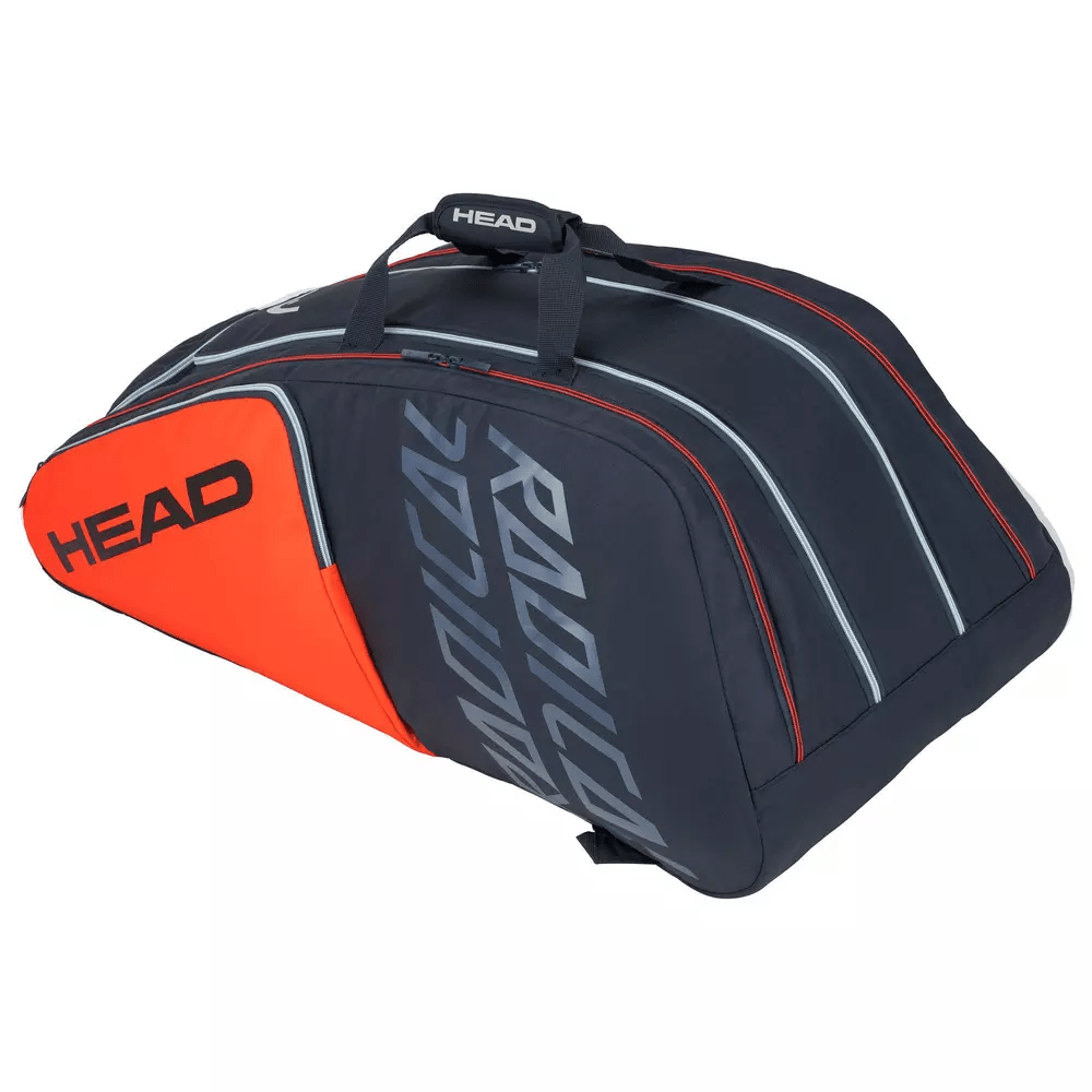 SAC TENNIS HEAD RADICAL 12R NOIR ORANGE
