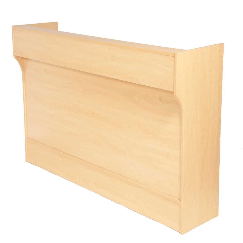 Cash Wrap Counter 72" Maple Retail Checkout Counter