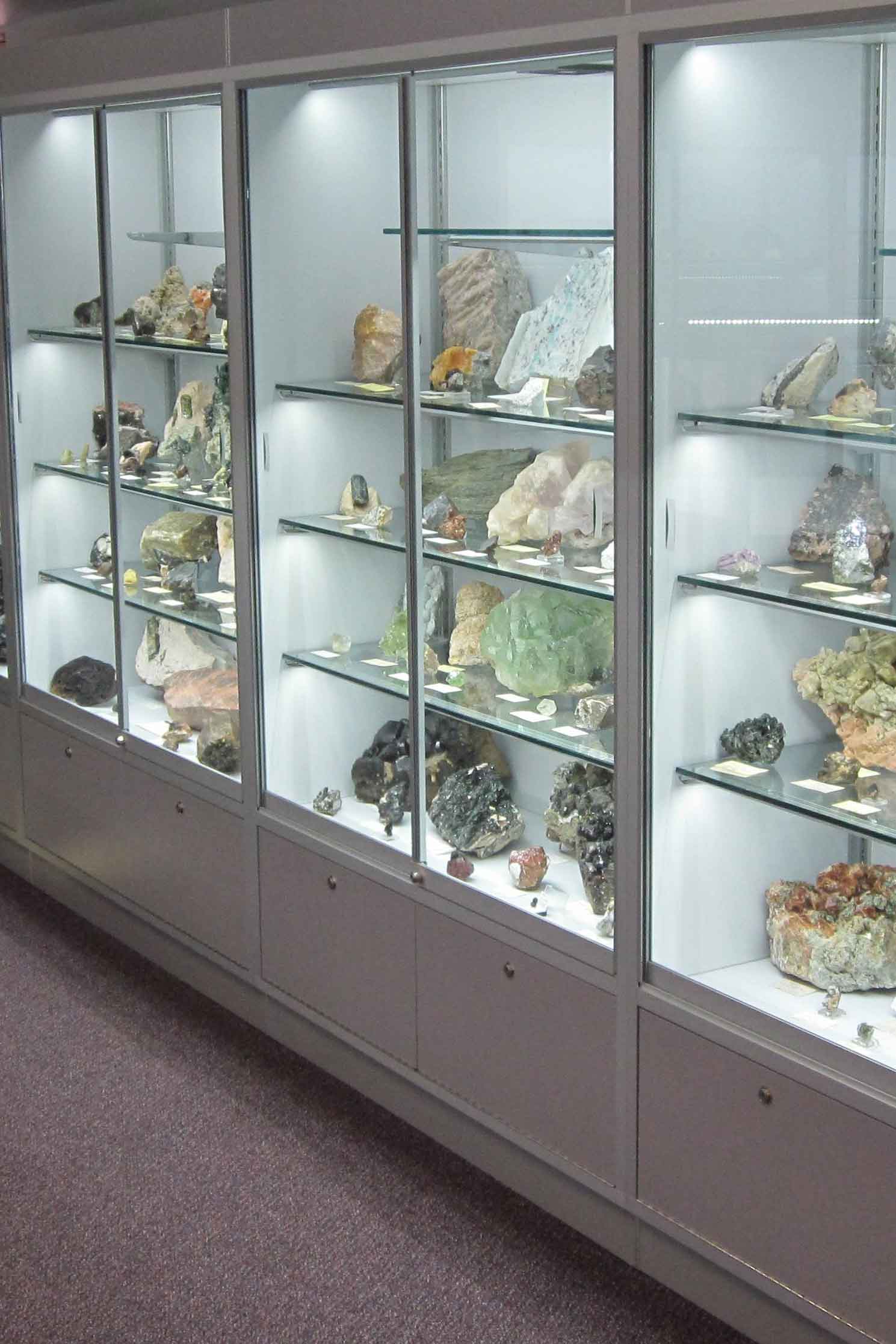 Bancroft Mineral Museum Bancroft, Ontario Display Case Canada