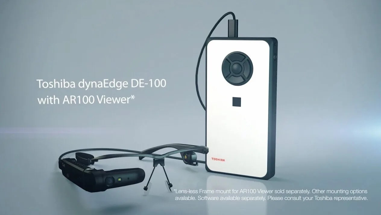 Toshiba Releases dynaEdge AR Smart Glasses Solution Display Daily