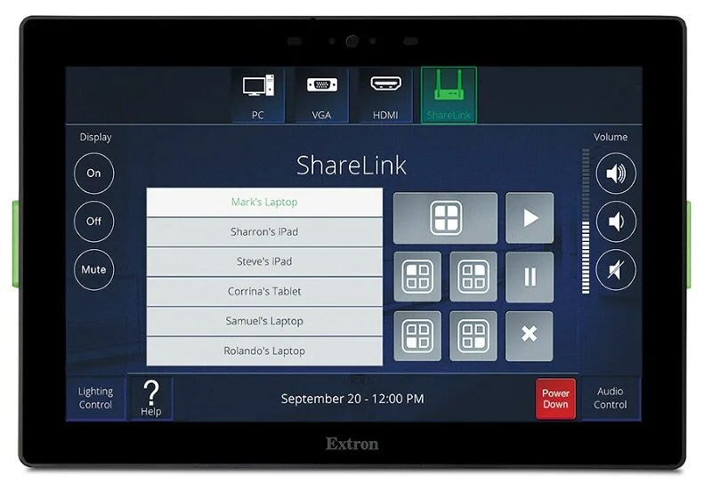 Extron Has a New Touch Controller Display Daily
