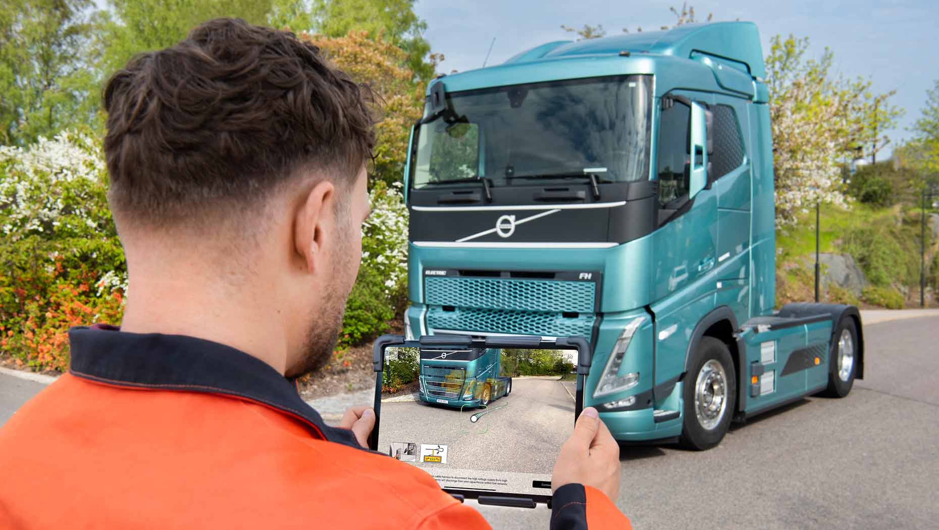 Volvo Introduces Augmented Reality Safety App for Electric Trucks to