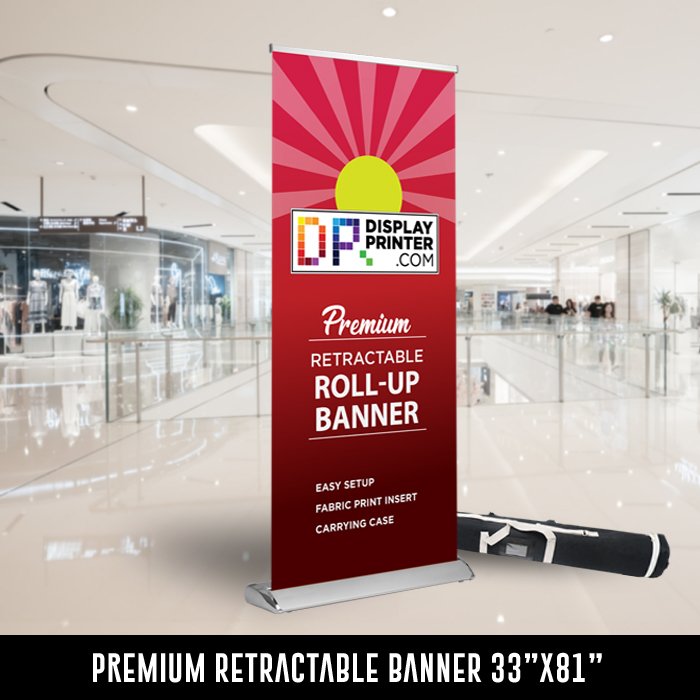 Standard Retractable Banner Stand Econo Roll Roll Up Banner Stand
