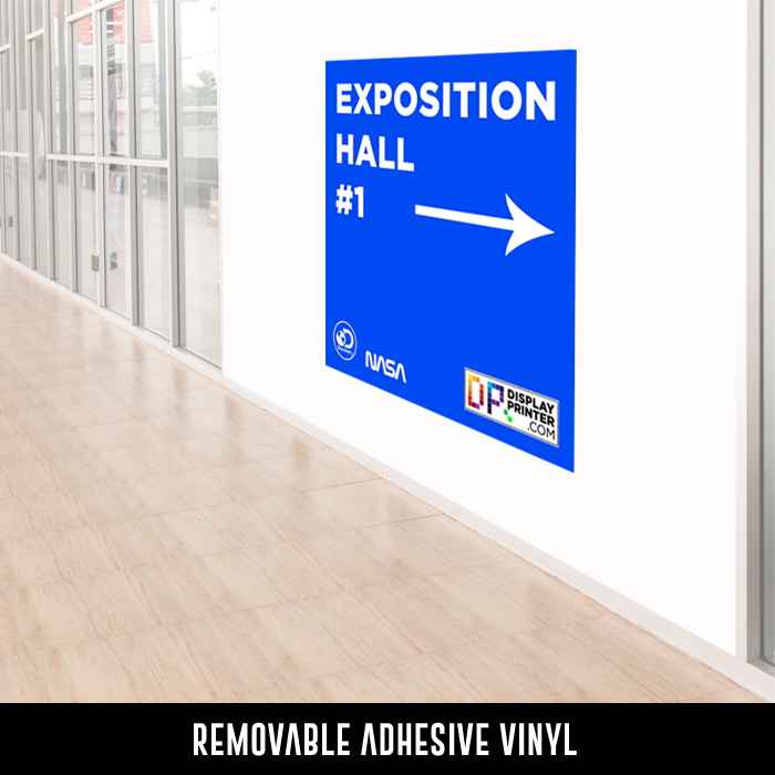 Removable Adhesive Vinyl Display and Banner Printing ☆ 2 Business Days