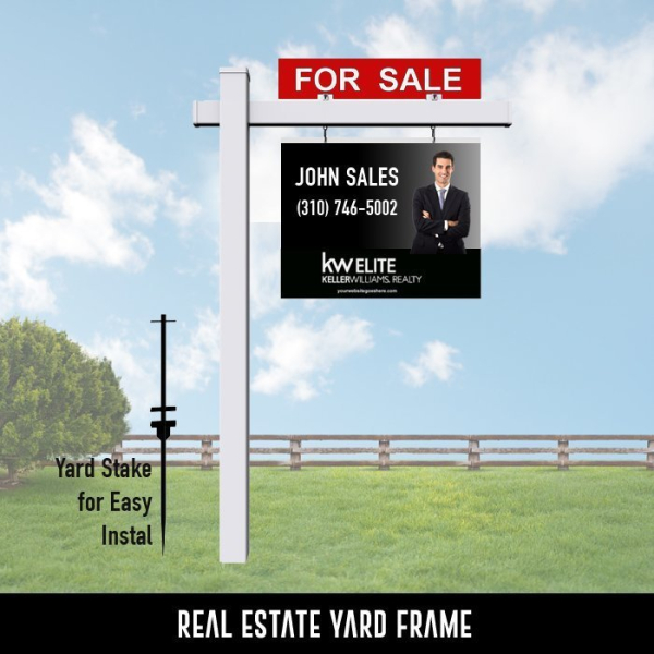 Real Estate For Sale Sign and Post Display and Banner Printing ☆ 2