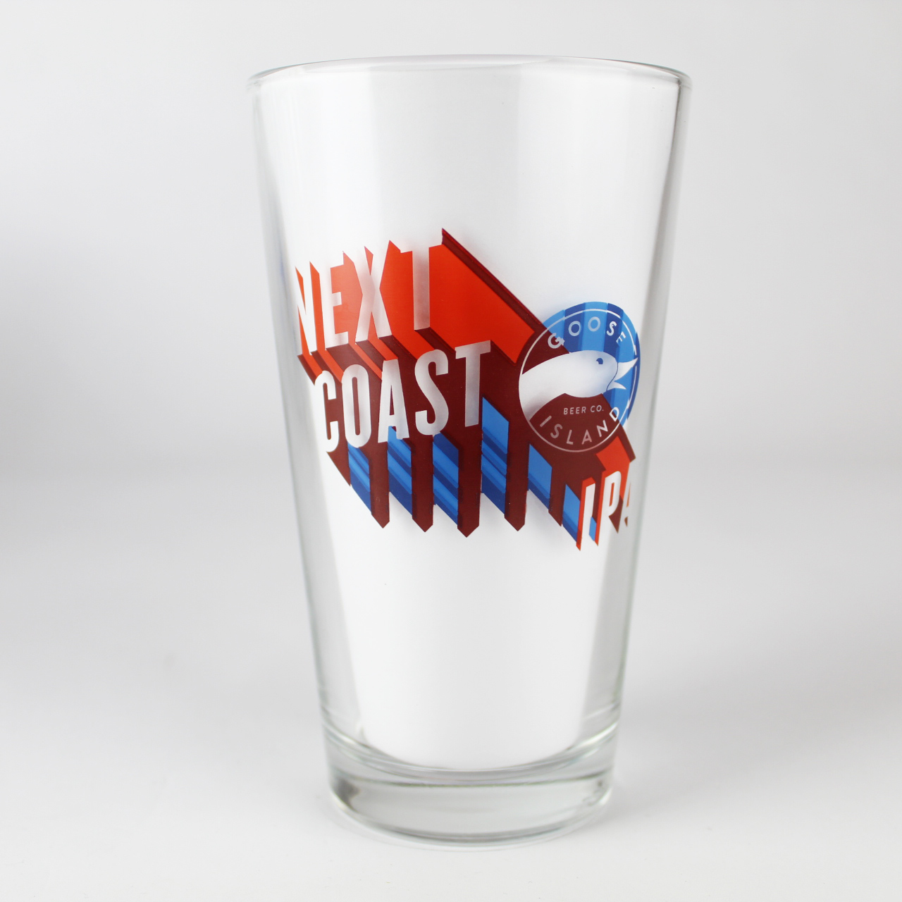 Beer Pint Glass Next Coast IPA Goose Island Display Shack
