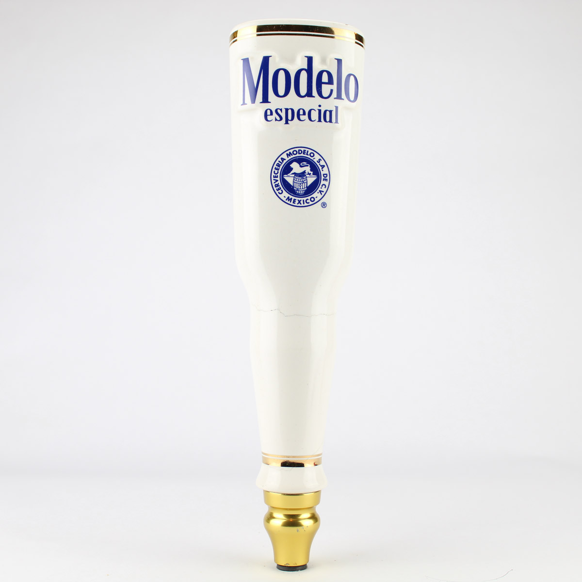 Beer Tap Handle Ceramic Modelo Especial 11 1/2" Tall Display Shack