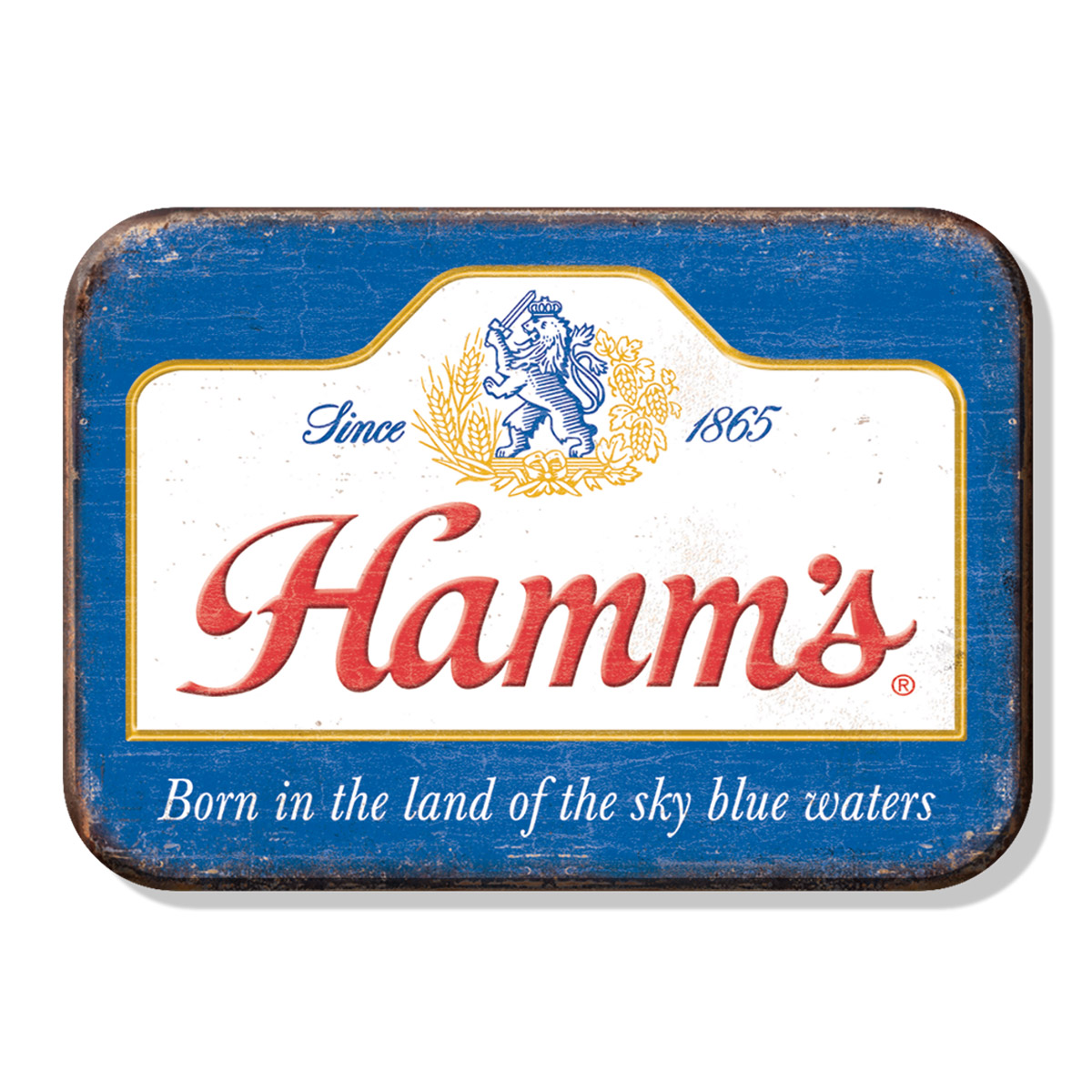 Beer Refrigerator Hamm's Since 1865