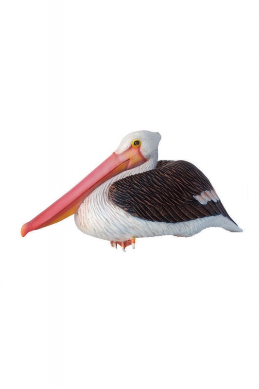 Pelican Sitting Pelican [ANI2791Y] 99.99 , Life size fiberglass statues