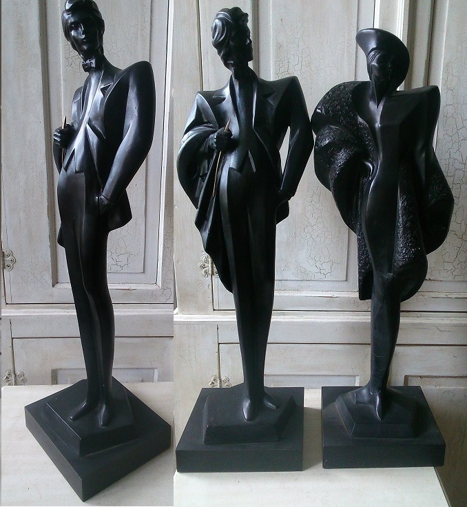 Art deco Sculpture Couple/Male Art deco Sculpture Couple/Male