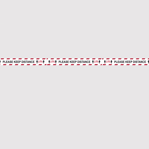 Golvklistermärke DISPLAYSTORE Display Your message.