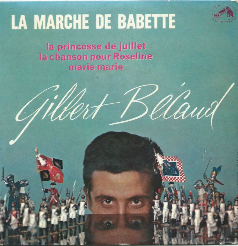 Gilbert BECAUD 45EP La Voix De Son Maître 7 EGF 441 La Marche De
