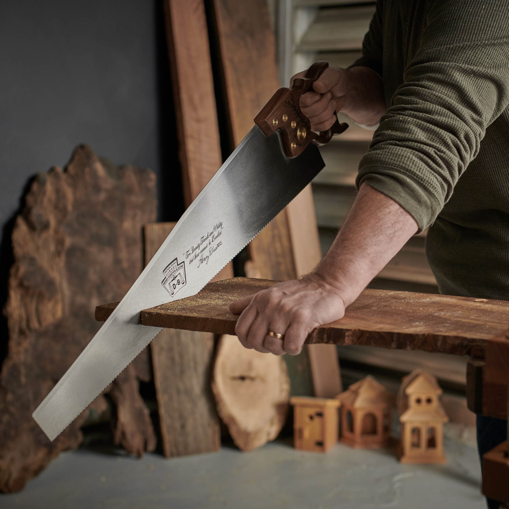 Disston D8 26″ Cross Cut Hand Saw 10 TPI Disston Tools